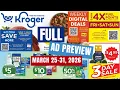NEW MEGA Kroger FULL Ad for - Beauty Event Weekly Digitals 3 Day Sale More