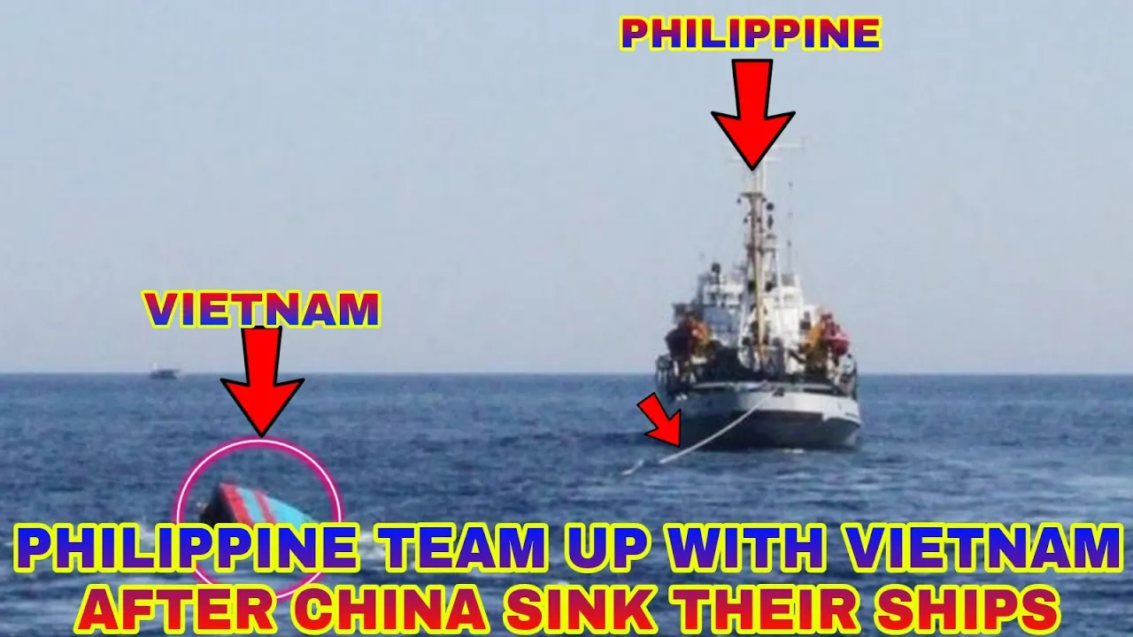 Philippines backs Vietnam after China sinks fishing boat.