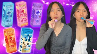 These Lollipops play music in your MOUTH! | Janet and Kate