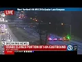 I-84 eastbound closed in West Hartford due to crash