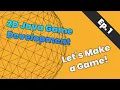 2D Java Game Development Displaying A Window Tracking Keys Ep 1