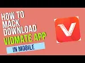 Download Lagu Download vidmate app in mobile || New Trick 2022 ||