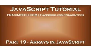 Arrays in javascript