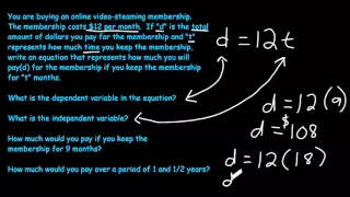 Forming Equations From Word Problems