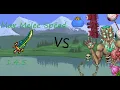 Max Melee Speed Terra Blade Vs all Bosses ish Terraria