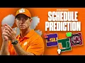 Clemson Tigers 2026 Season Schedule Prediction game-by-game