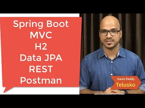 Postman Spring Boot Data JPA MVC H2 REST Exle Part 6