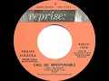 1963 OSCAR-WINNING SONG: Call Me Irresponsible - Frank Sinatra