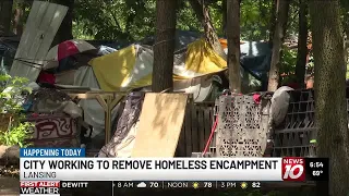 Lansing seeking court order to remove homeless encampment