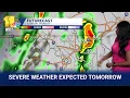 Chance for severe weather increases Monday in Maryland