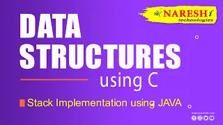 Stack Implementation using JAVA Data Structures Tutorial