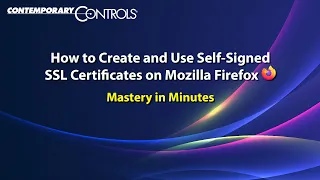 How to Create and Use Self-Signed SSL Certificates Firefox