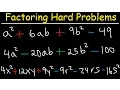 Factoring Polynomials - Hard Challenge Problems Special Cases