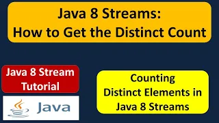 Java 8 Streams How to Get the Distinct Count Streams in Java 8