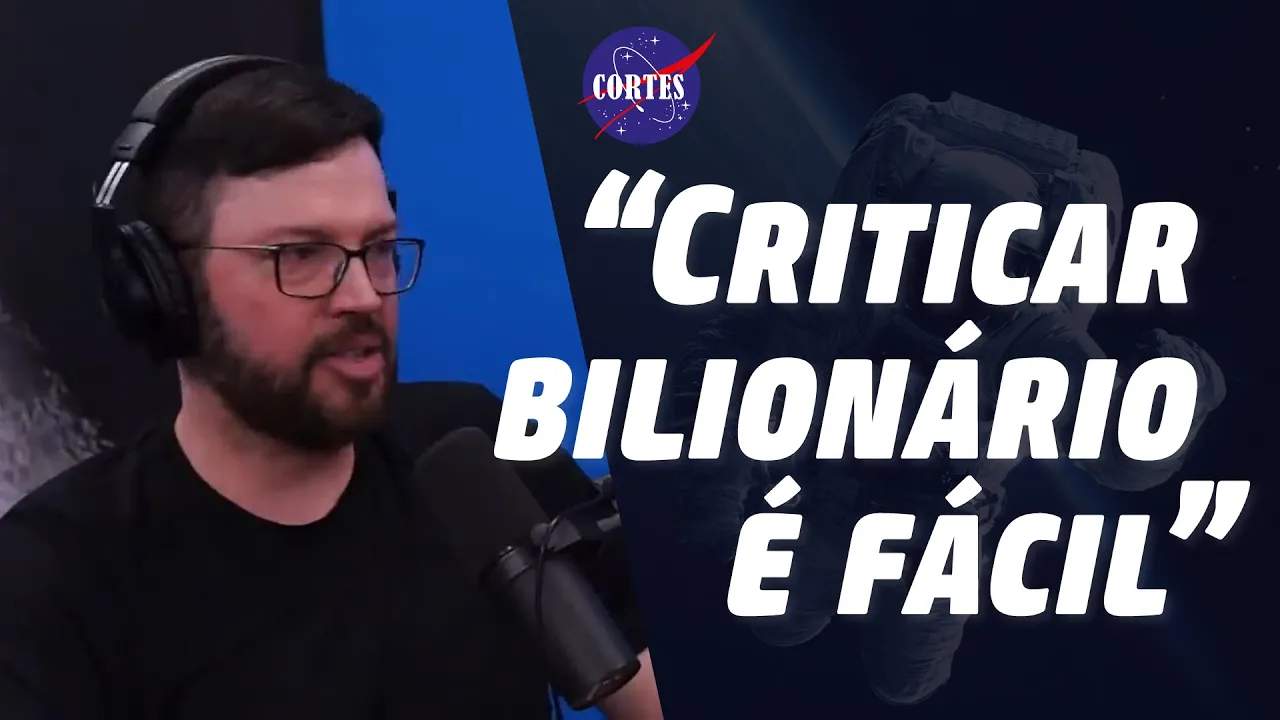 SCHWARZA explica para Sérgio Sacani o porque critica os bilionários  [ Cortes Ciência Sem Fim ]