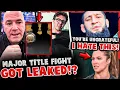 MAJOR UFC TITLE FIGHT LEAKED Khamzat Chimaev RIPS Ronda Rousey UFC Vegas 116
