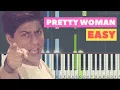 Download Lagu Pretty Woman - Piano Tutorial | Kal Ho Na Ho | Easy Piano Cover with Simple Chords