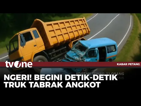 Ilustrasi dan Kronologi Truk Tabrak Angkot & Rumah Tewaskan 11 Orang di Purworejo