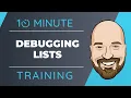 Debugging Lists in Visual Studio - viewing sorting and exporting