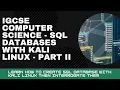 IGCSE Computer Science 2023-25 - Topic 9 DATABASES