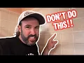 I Made A HUGE Mistake - Watch Before Re-Grouting Your Tile