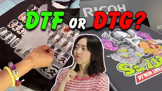 DTF vs DTG: What I Learned as a Beginner in Apparel Printing