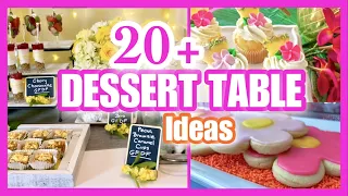 DESSERT TABLE IDEAS Backdrops Recipes Decor to SAVE Money