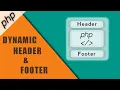 How to Include a Header and Footer Dynamically PHP