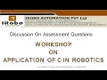 iRobo Presents Webots Workshop Assessment - Application of C in Robotics