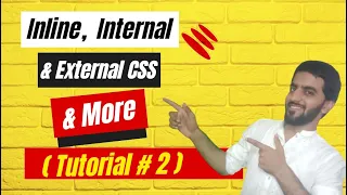 Inline Internal and External CSS Web Development Tutorials