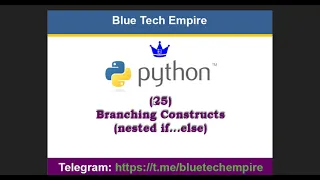 Python Nested if if else and if elif else branching statements