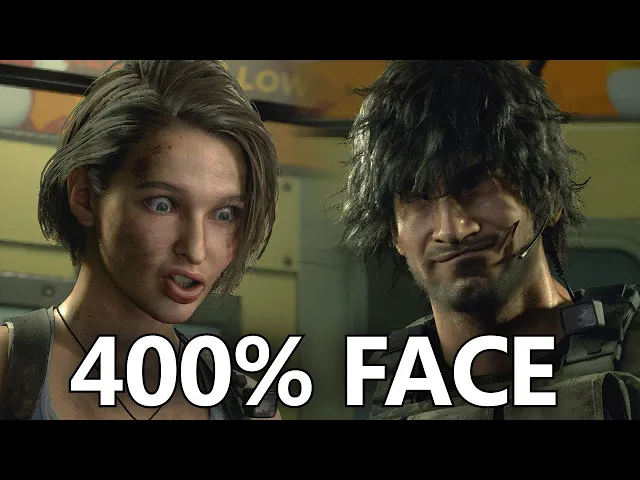 Resident Evil 3 Demo but With 400% Face Animations (mod)