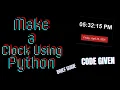 Make a Python Digital Clock In Visual Studio Code