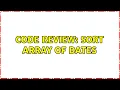 Code Review Sort array of dates 2 Solutions