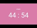 50 / 10 Pomodoro Timer - 4 Hours || No music - Study for dreams - Deep focus - Study timer