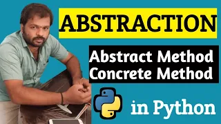 ABSTRACTION IN PYTHON PROGRAMMING ABSTRACT CLASS ABSTRACT METHOD PYTHON IN TELUGU