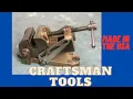 Vintage Craftsman drill press vise restoration