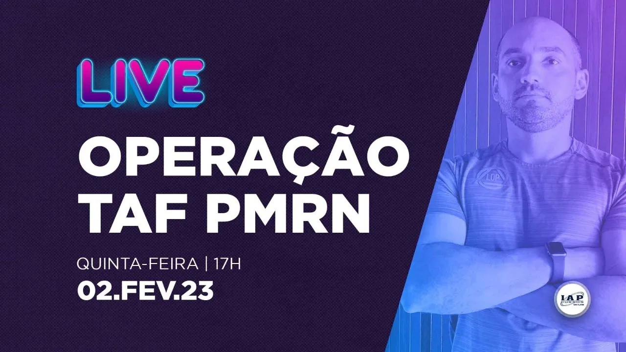 LIVE: OPERAÇÃO TAF PMRN.