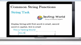 Programming Practice for Software Testers String Handling - Task 3