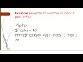 Various Logical and Conditional Operators in PHP