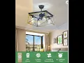 Farmhouse Ceiling Fan with Lights by Dexnump