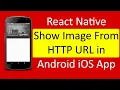 React Native Display Image From HTTP URL in Android iOS App Step by Step Coding Example Tutorial