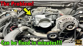 How To Fix Reduced Engine Power Quick And Simple Code P2135 Chevy Or GMC Trucks SUV s TPS Issue
