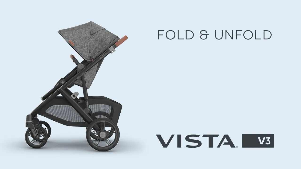 UPPAbaby Vista V3 Stroller - James (Black | Carbon Frame | Black Leather)