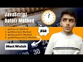 getHours getMinutes getSeconds getMilliSeconds JavaScript Tutorial for beginners