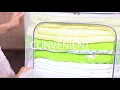 Waterproof Transparent Storage Bins Stackable Foldable Steel Frame storage Boxes for Clothing