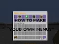 Minecraft plugin How to use Menus