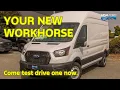 NEW 2025 Ford Transit 350 Cargo Van V6 Power SYNC 4 MSA Ford Abbotsford