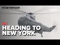 Trump heads to New York for visit to police academy