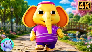Ek Mota Hathi, एक मोटा हाथी, Main Hathi Main Hathi + Elephant Nursery Rhymes and Poems for Kids
